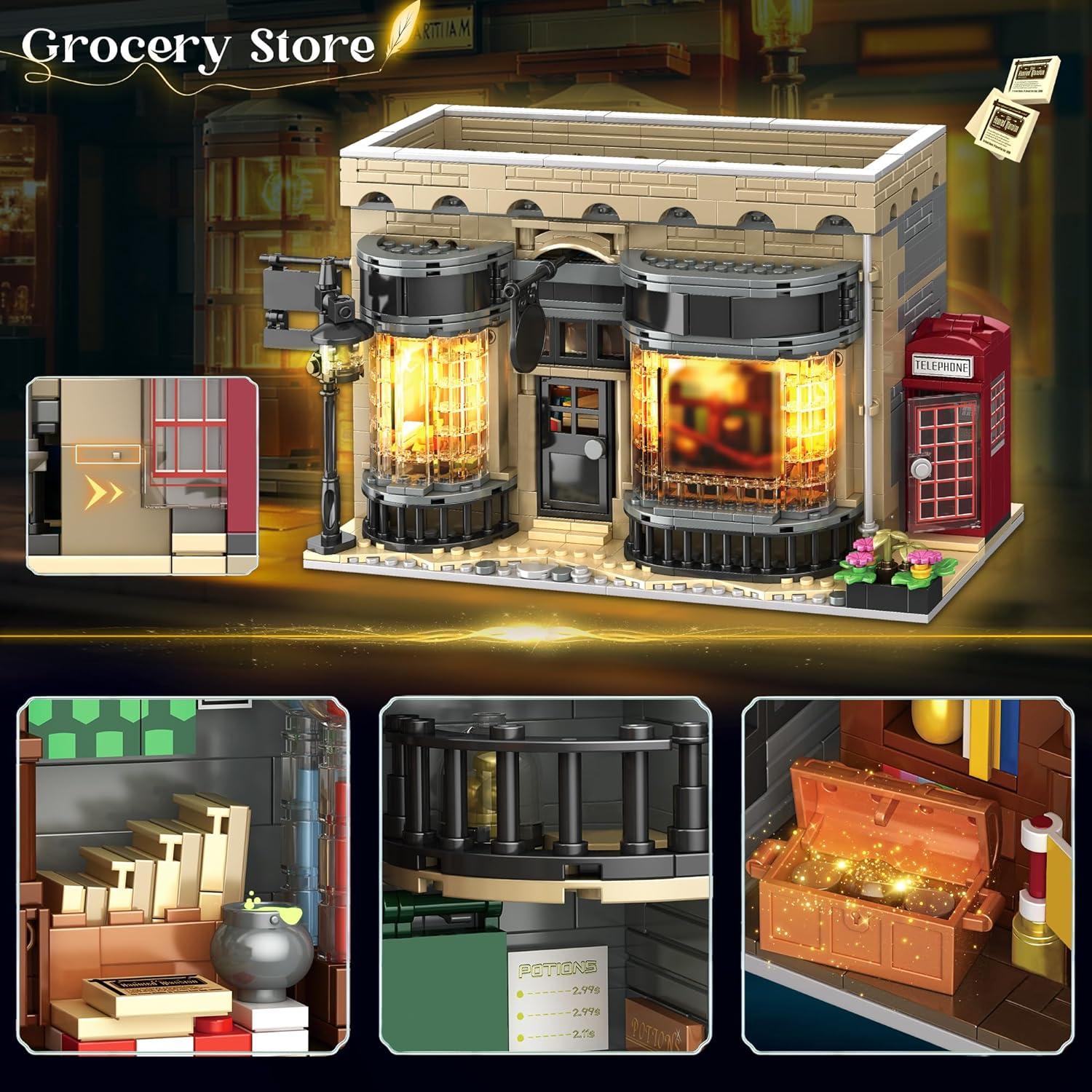 Bloques de Construcción BlazeBrickPeak Tienda Abarrotes 1368 Piezas