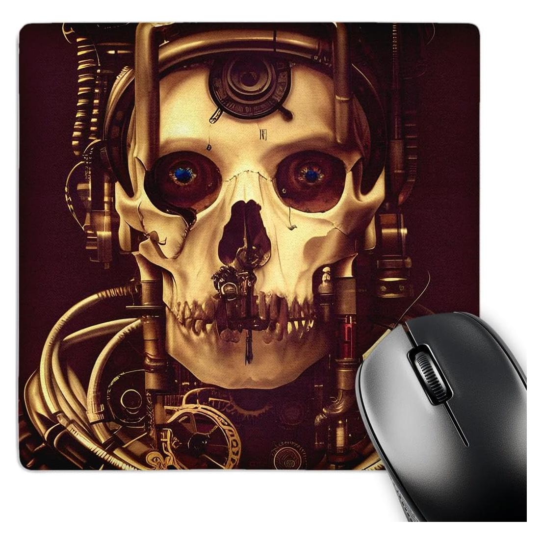 Alfombrilla para Ratón 3dRose Calavera Fantasía 20.32x20.32 cm