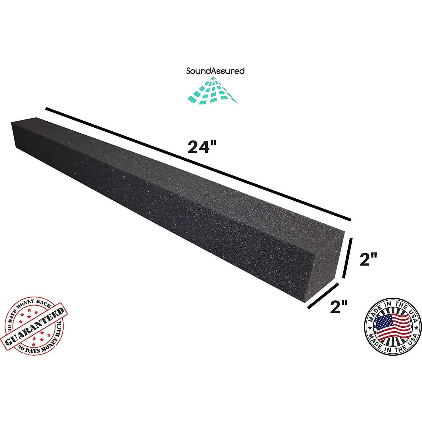 Bloques de Espuma Acústica para Esquinas SoundAssured - Paquete de 8