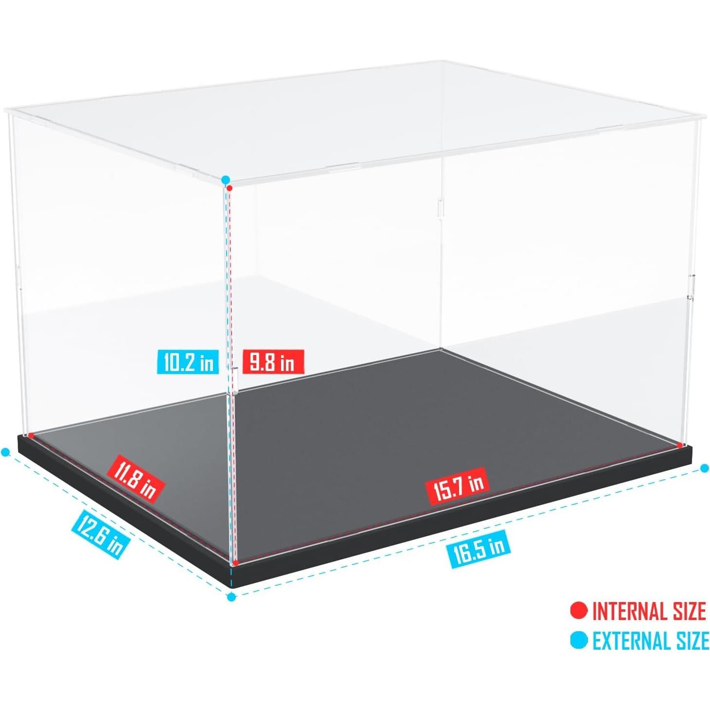 Caja de Exhibición Acrílica Choowin para Lego 40x30x25 cm