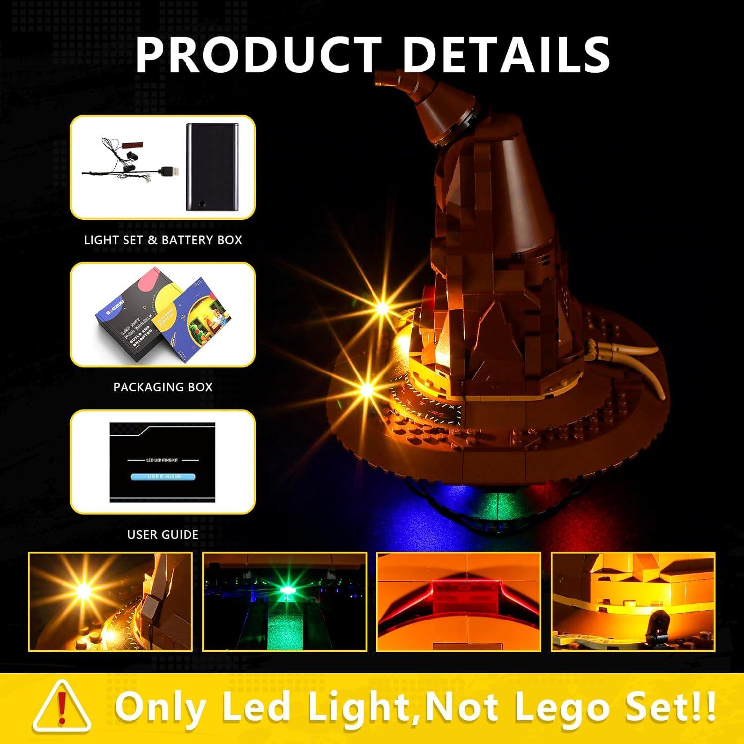 Kit de Luz BOOZUU para Lego 76429 Sombrero Hablante LED