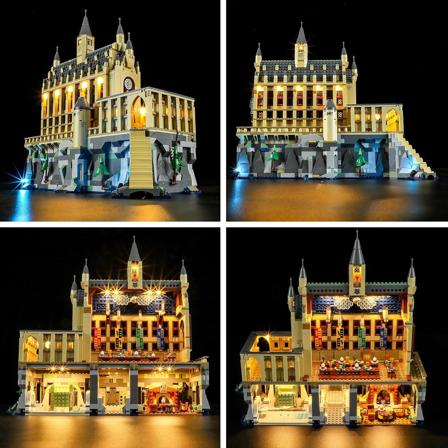 Kit de Luz LED BRIKSMAX para Lego 76435 Castillo Hogwarts