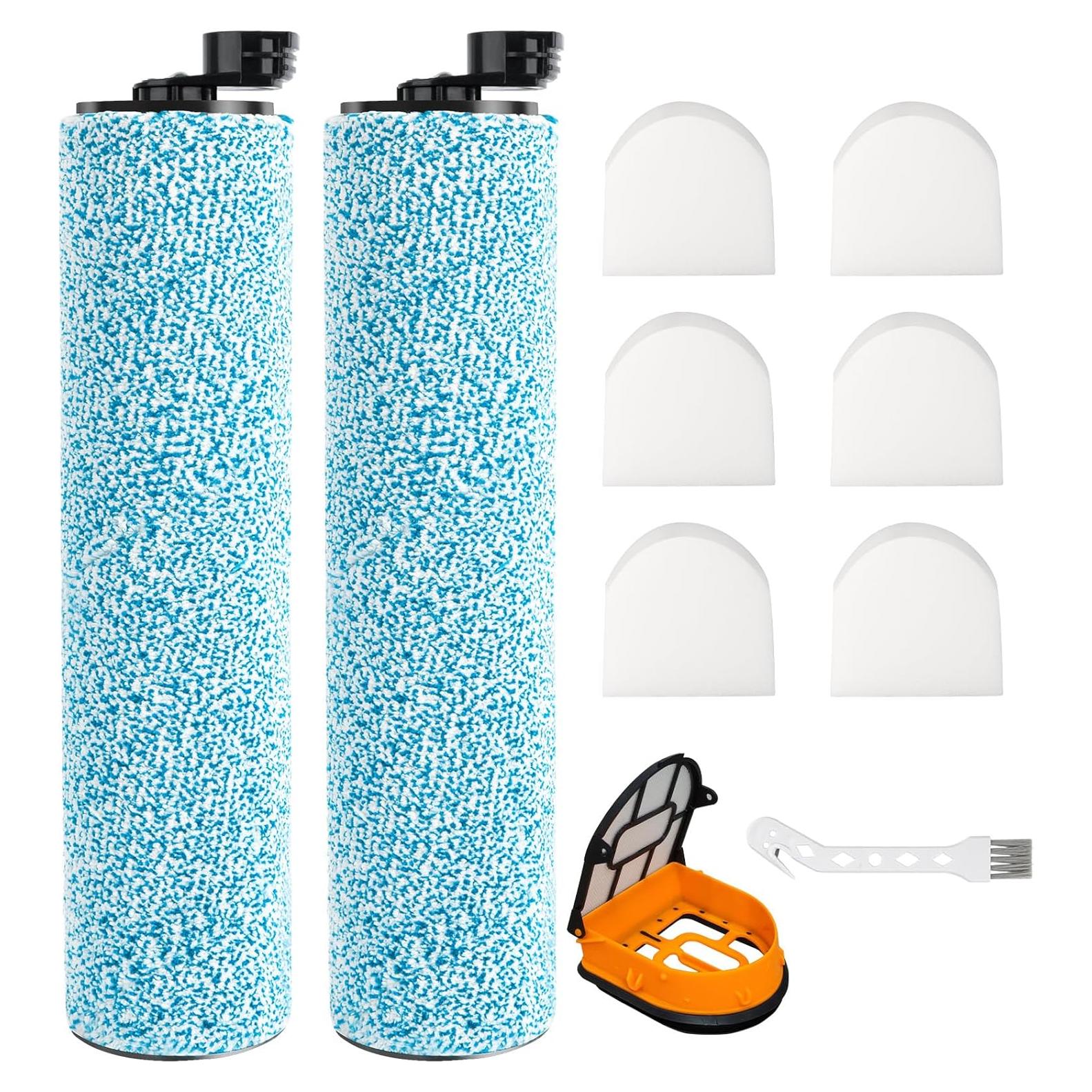 Rodillo y Filtro Shark HydroVac WD161 2 Rodillos + 6 Filtros