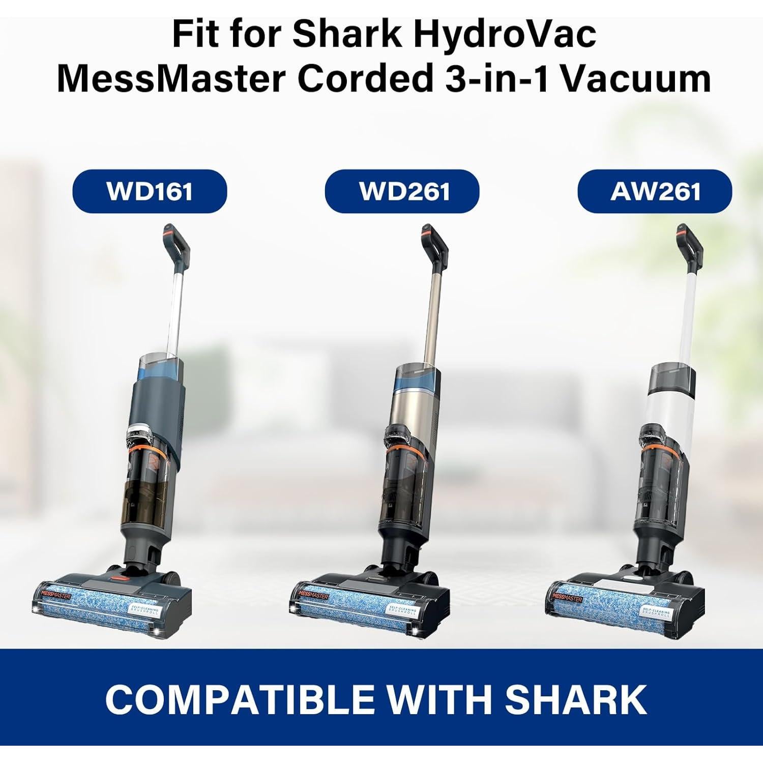 Rodillo y Filtro Shark HydroVac WD161 2 Rodillos + 6 Filtros