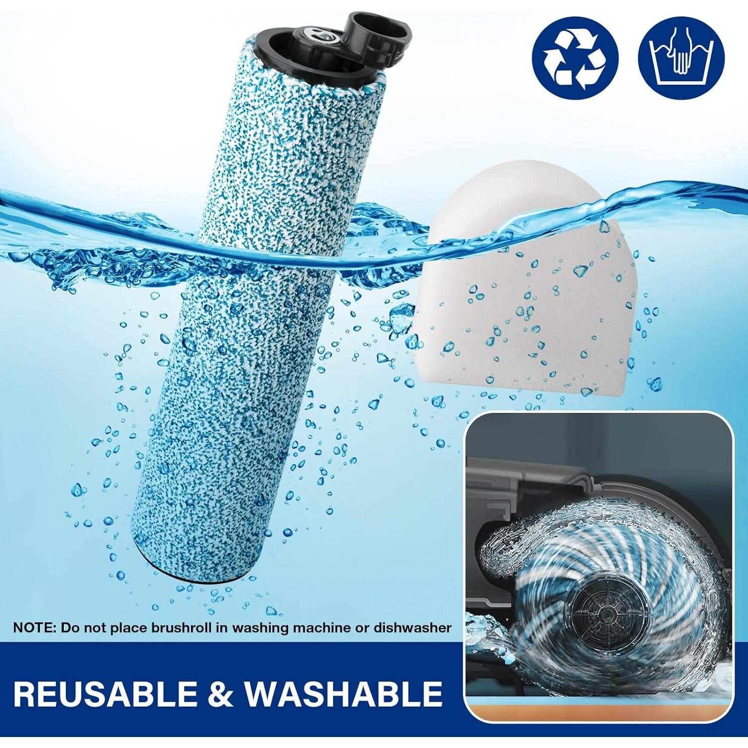 Rodillo y Filtro Shark HydroVac WD161 2 Rodillos + 6 Filtros