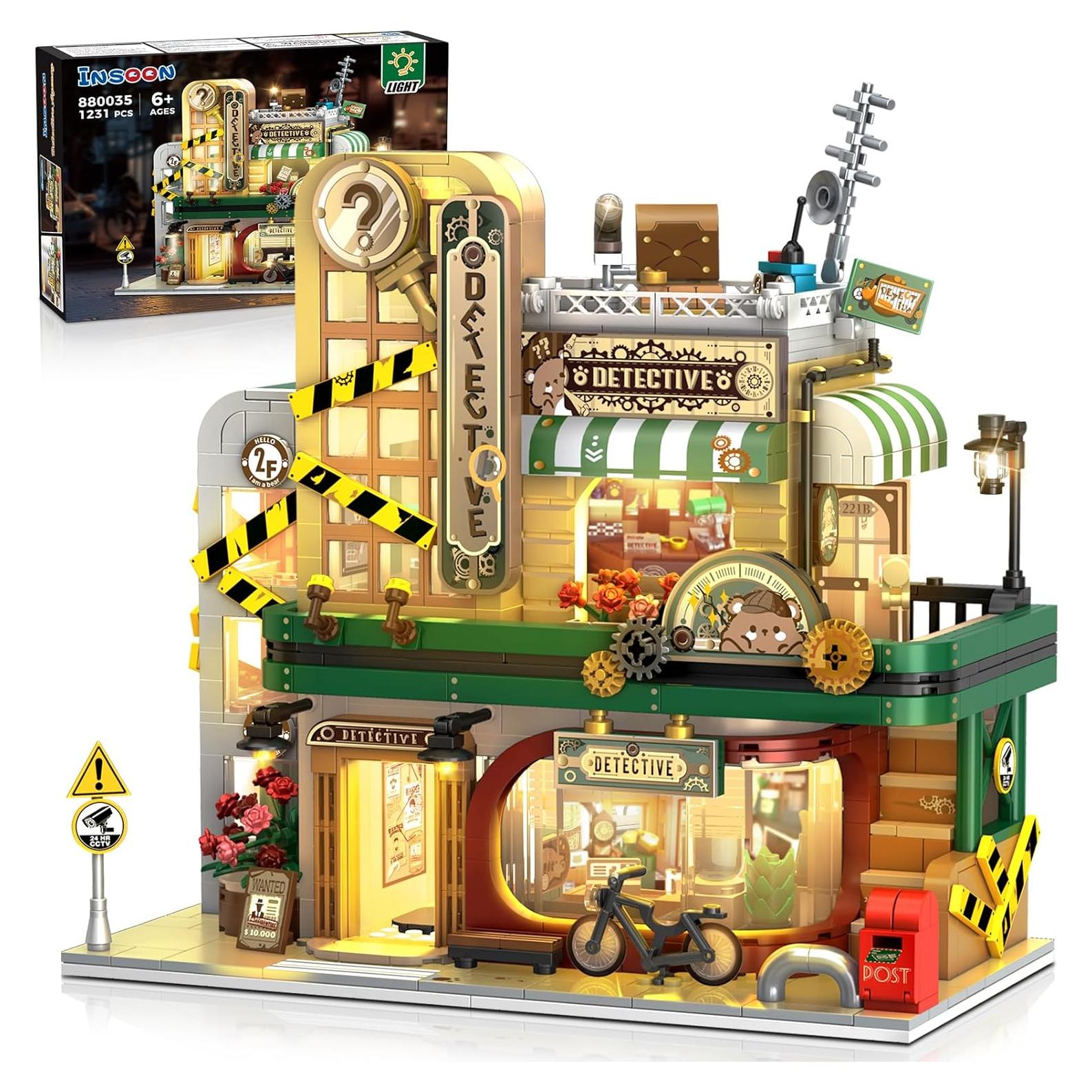 Juego de Construcción Agencia de Detectives INSOON 1231 Piezas