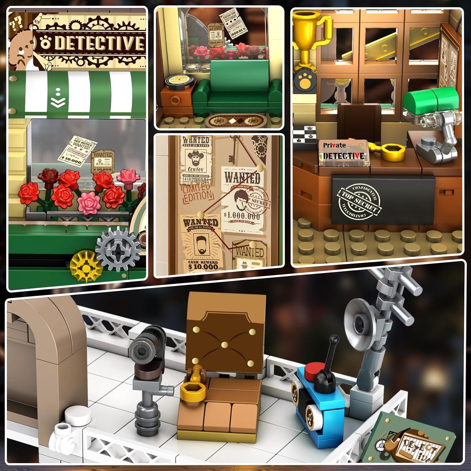 Juego de Construcción Agencia de Detectives INSOON 1231 Piezas