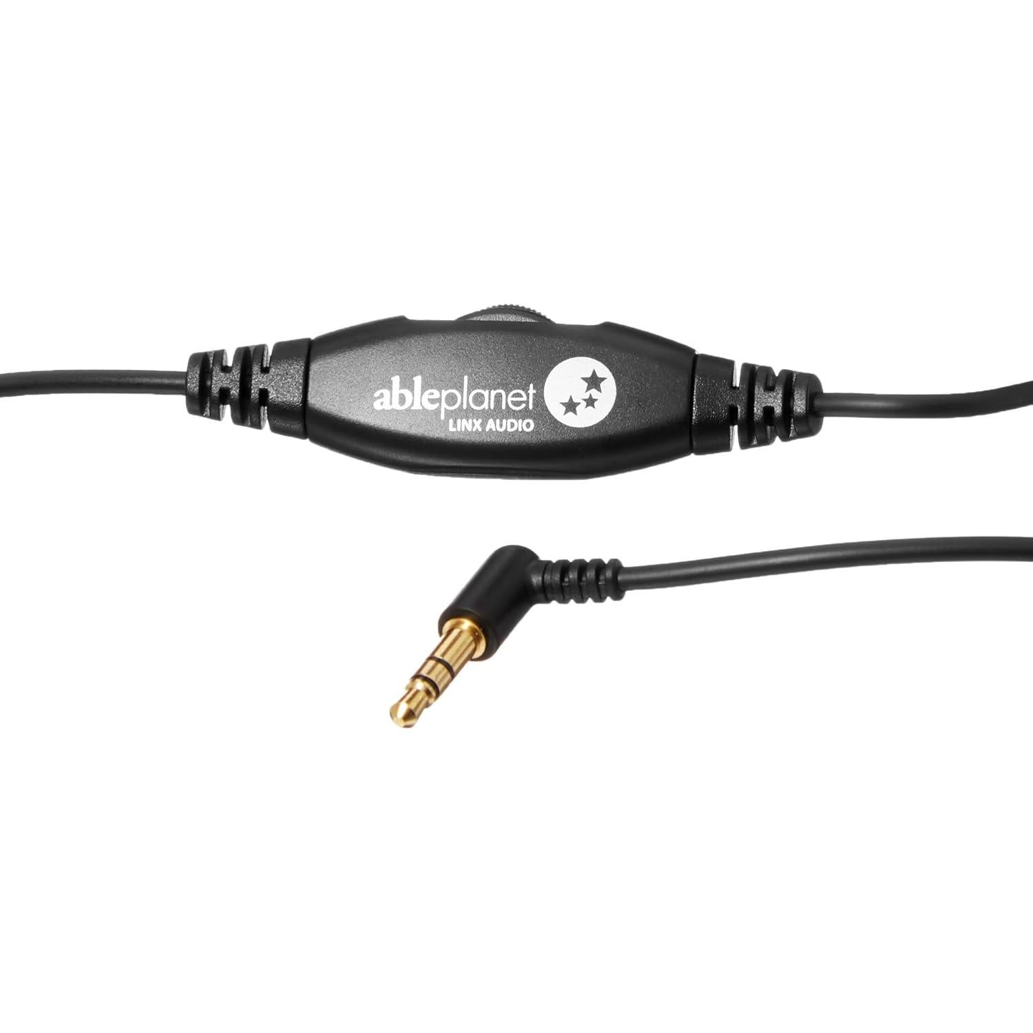 Auriculares con cable Able Planet SH190-BM - Negro - Estéreo