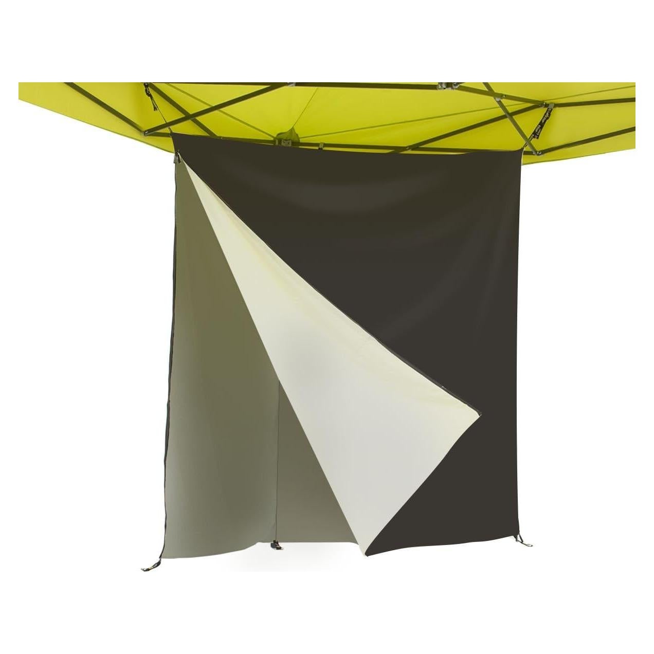 E-Z UP Espacio de Privacidad Triangular 1.52m x 1.52m x 2.13m Negro