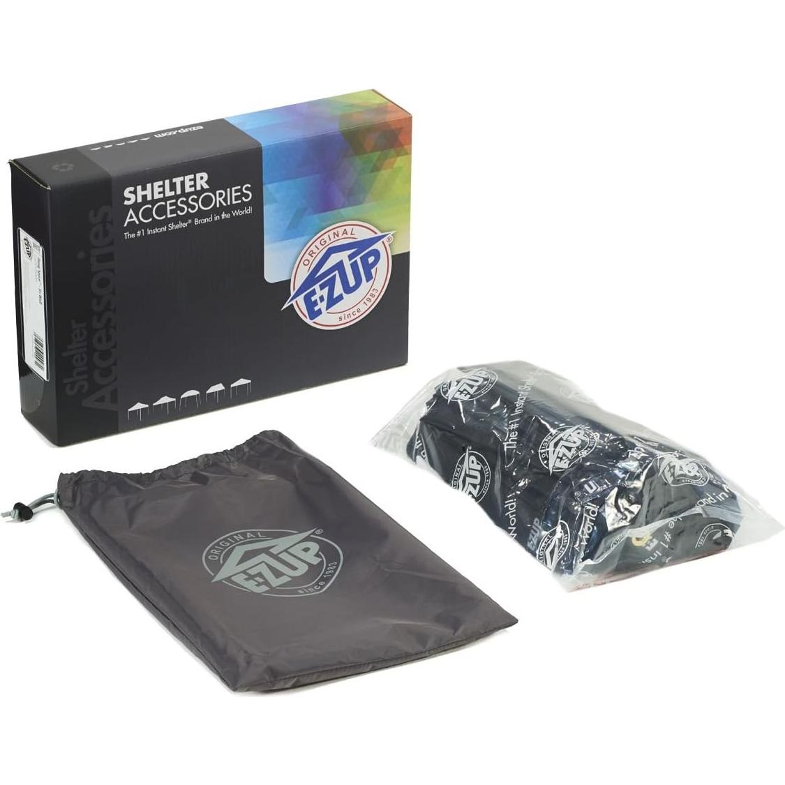 E-Z UP Espacio de Privacidad Triangular 1.52m x 1.52m x 2.13m Negro