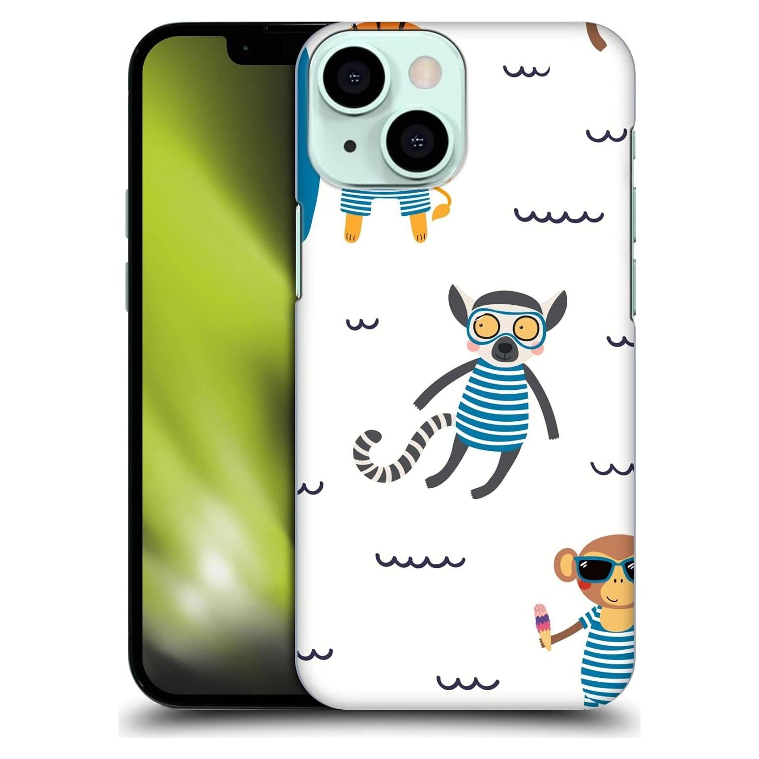 Funda Dura Animales de Playa Haroulita para iPhone 13 Mini