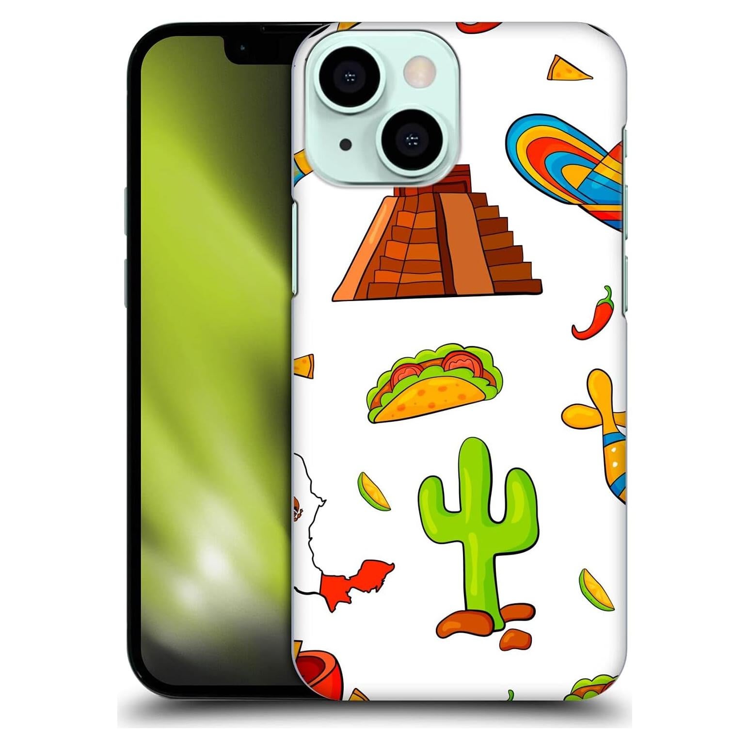 Funda Dura Haroulita para iPhone 13 Mini - Fiesta Mexicana