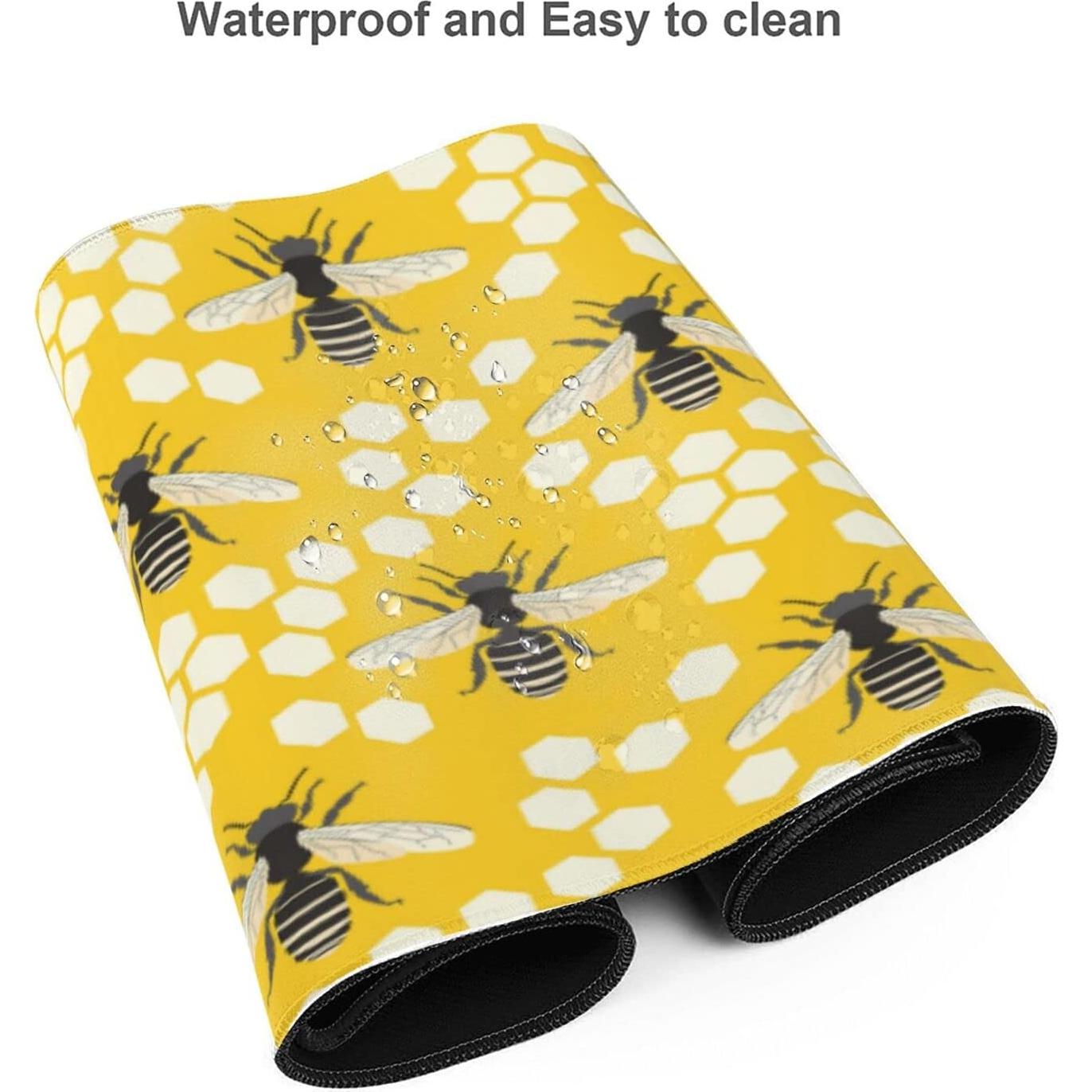 Alfombrilla de Ratón Famame Panal de Miel 80x30 cm Antideslizante