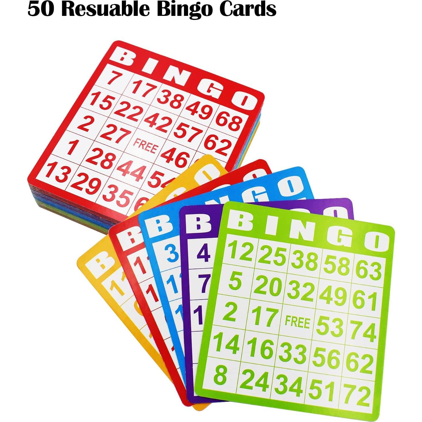 Juego de Bingo Deluxe Yuanhe - Jaula de Metal, 75 Bolas, 50 Tarjetas