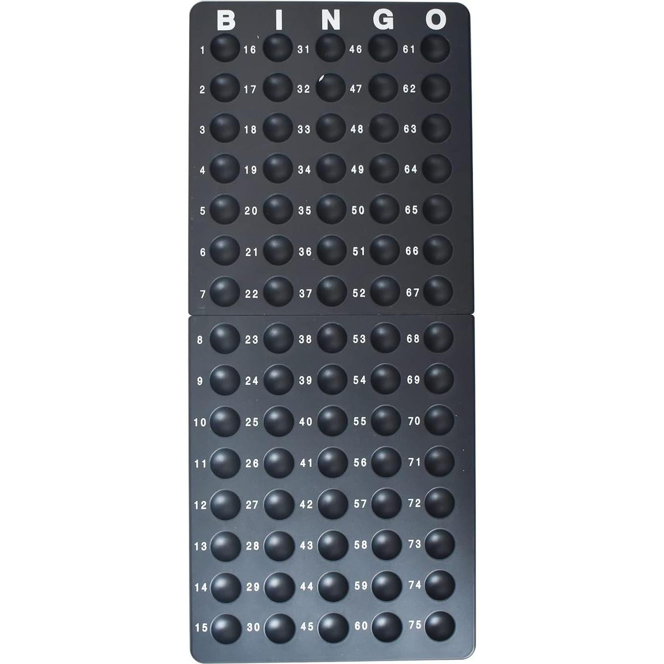 Juego de Bingo Deluxe Yuanhe - Jaula Metal 15 cm, 75 Bolas, 100 Tarjetas
