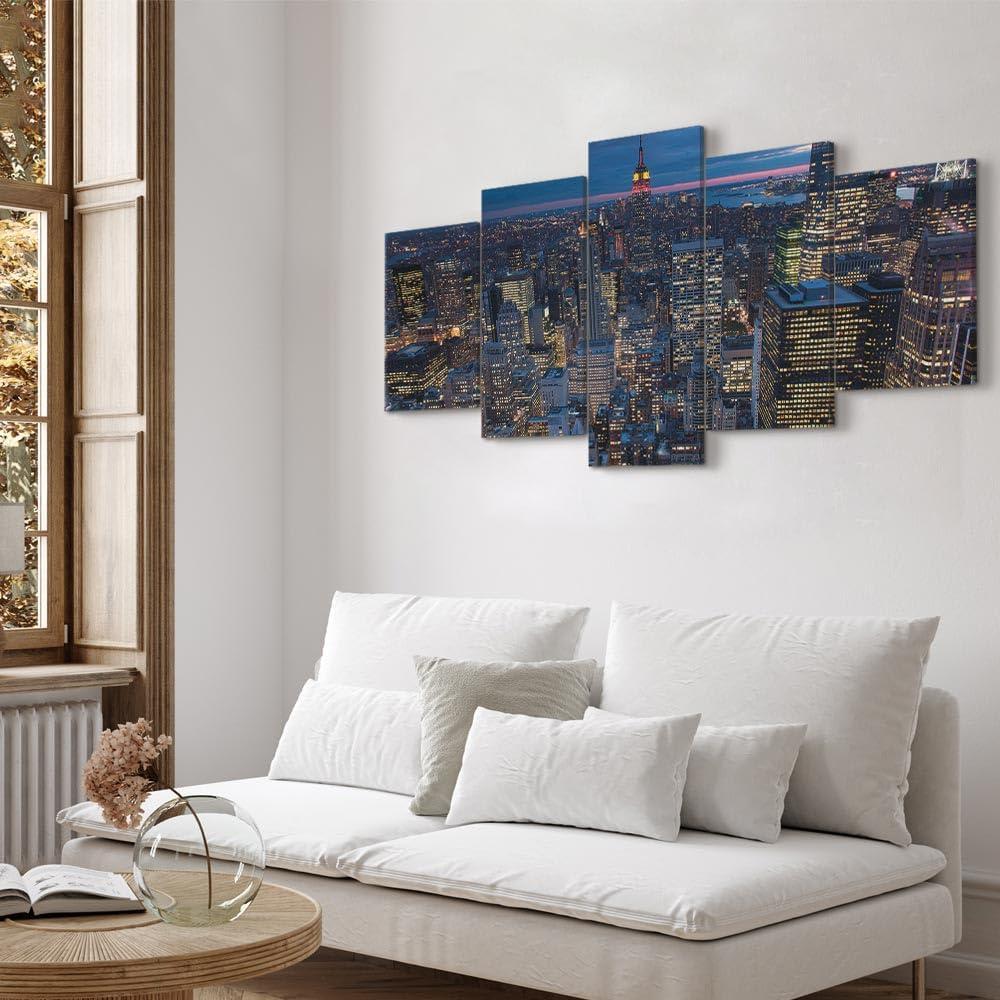 Lienzo Acústico artgeist Nueva York 100x50 cm - 5 Piezas