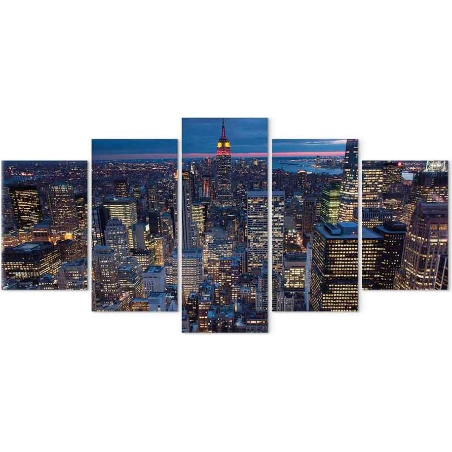 Lienzo Acústico artgeist Nueva York 100x50 cm - 5 Piezas