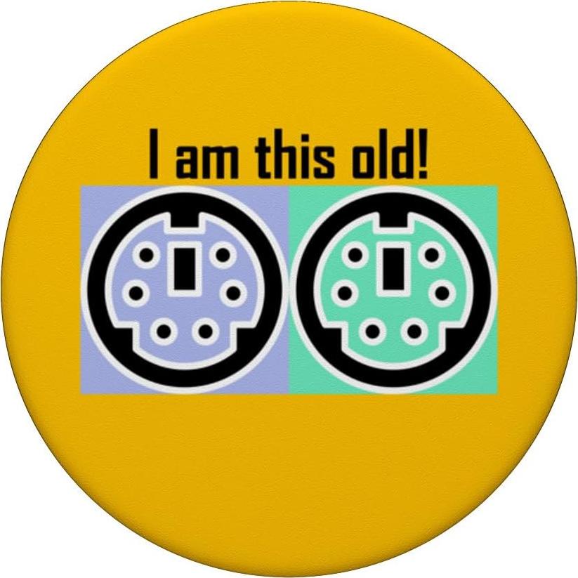 PopGrip Adhesivo PopSockets 'Tengo esta edad' Negro