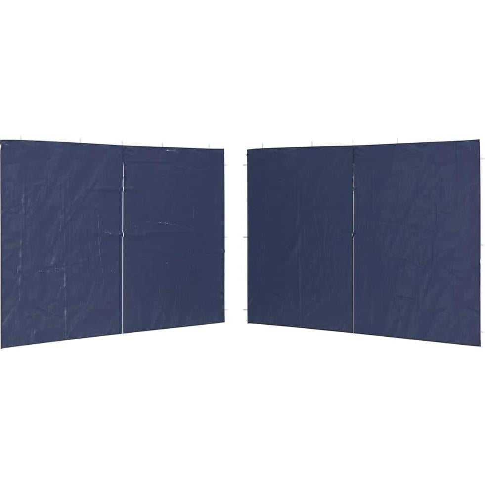 Carpa de Fiesta Lateral vidaXL - Juego de 2 Paneles PE Azul