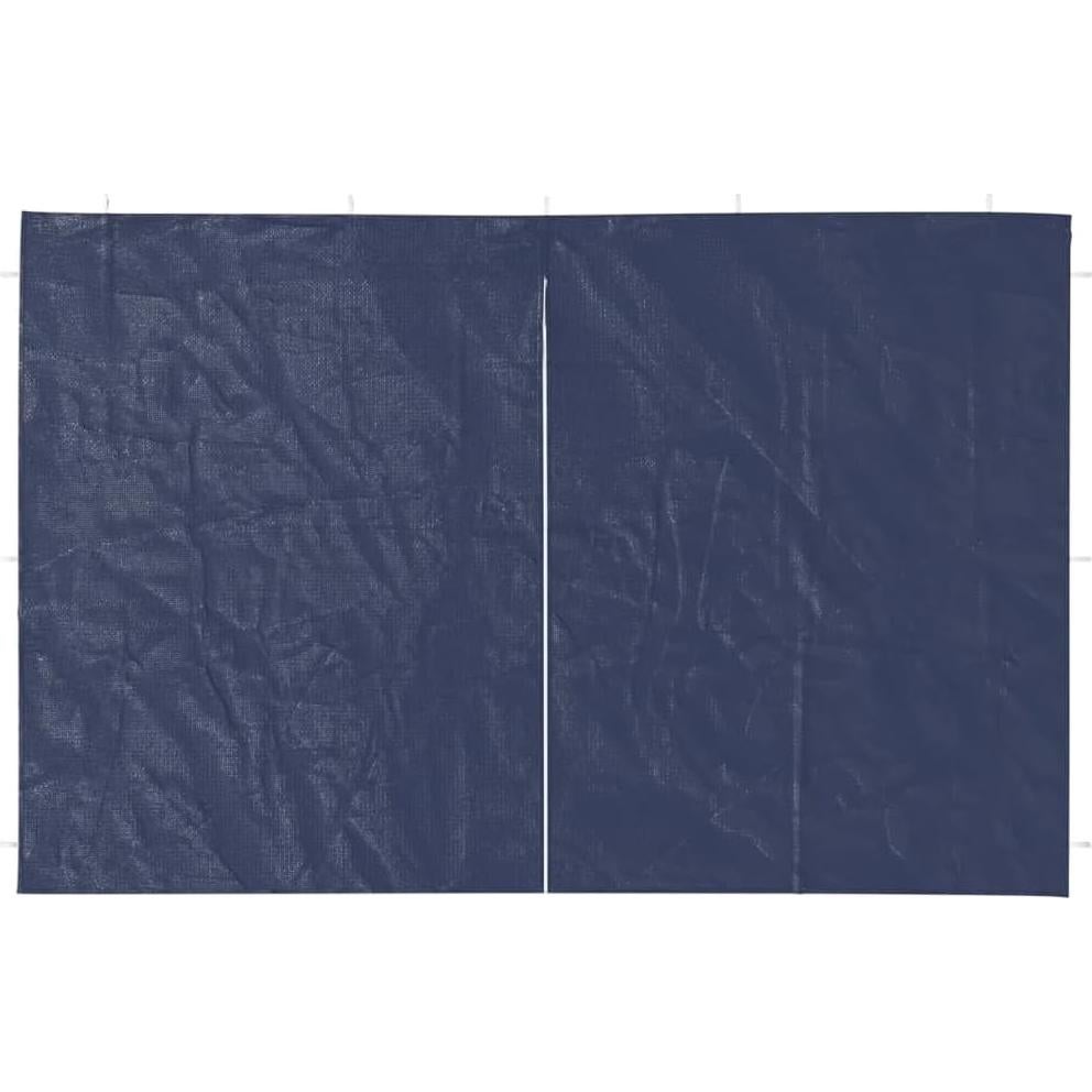 Carpa de Fiesta Lateral vidaXL - Juego de 2 Paneles PE Azul
