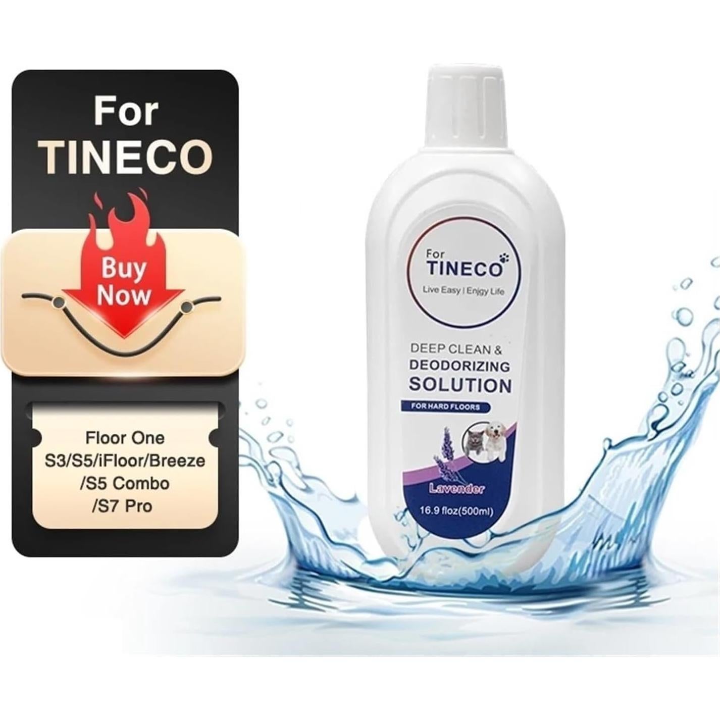 Limpiador de Suelos AOBDISO 1L Aroma Lavanda Compatible Tineco