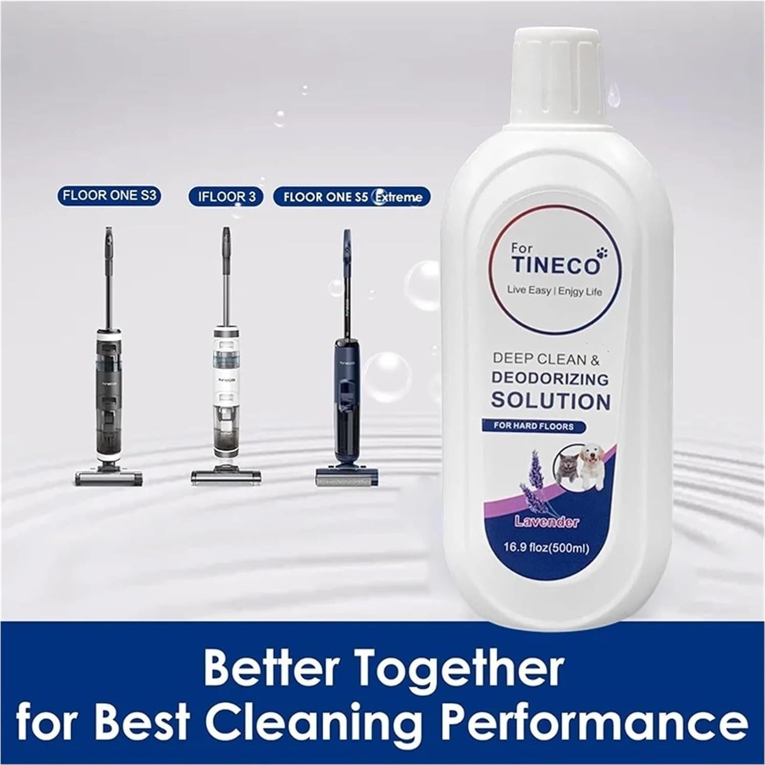 Limpiador de Suelos AOBDISO 1L Aroma Lavanda Compatible Tineco