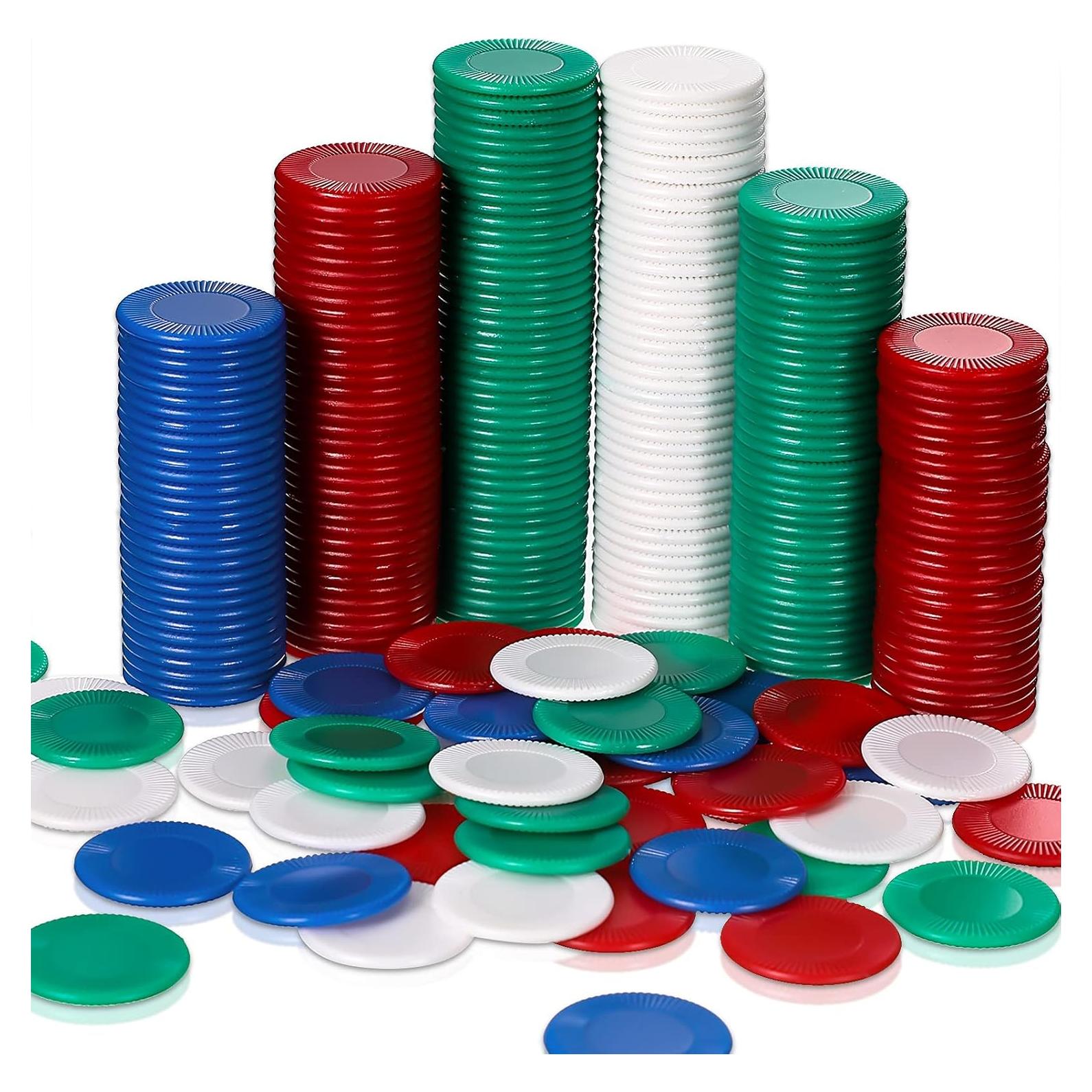 Fichas de Póker Skylety 400 Piezas Plástico 4 Colores