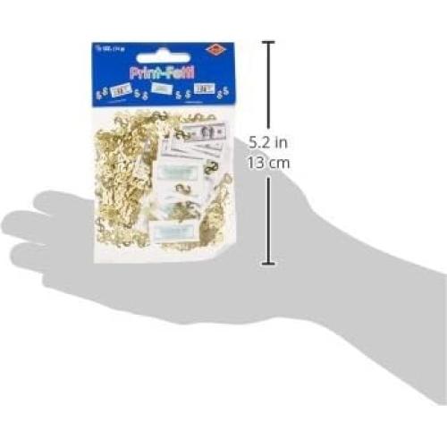 Confeti de Billetes de 100 Dólares Beistle - 3 Unidades