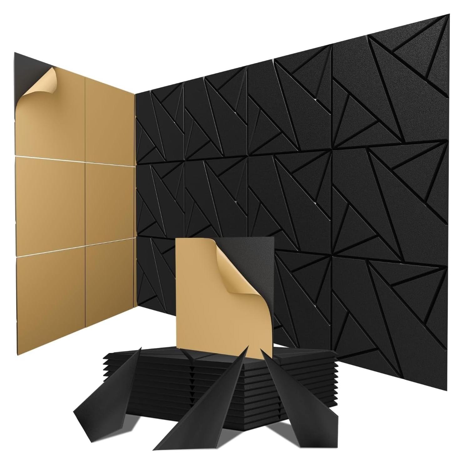 Paquete de 8 Paneles Acústicos Xpneuma 30.48x30.48 cm - Alta Densidad