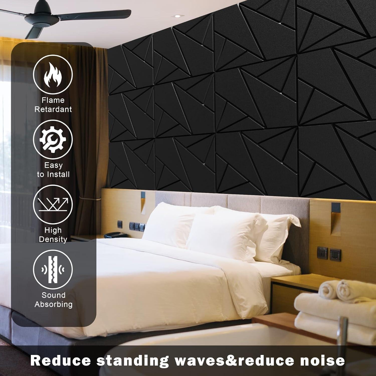 Paquete de 8 Paneles Acústicos Xpneuma 30.48x30.48 cm - Alta Densidad