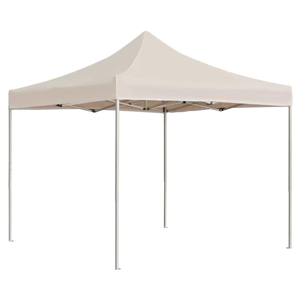 Carpa Plegable YELWHI 3x3m Crema con Protección UV