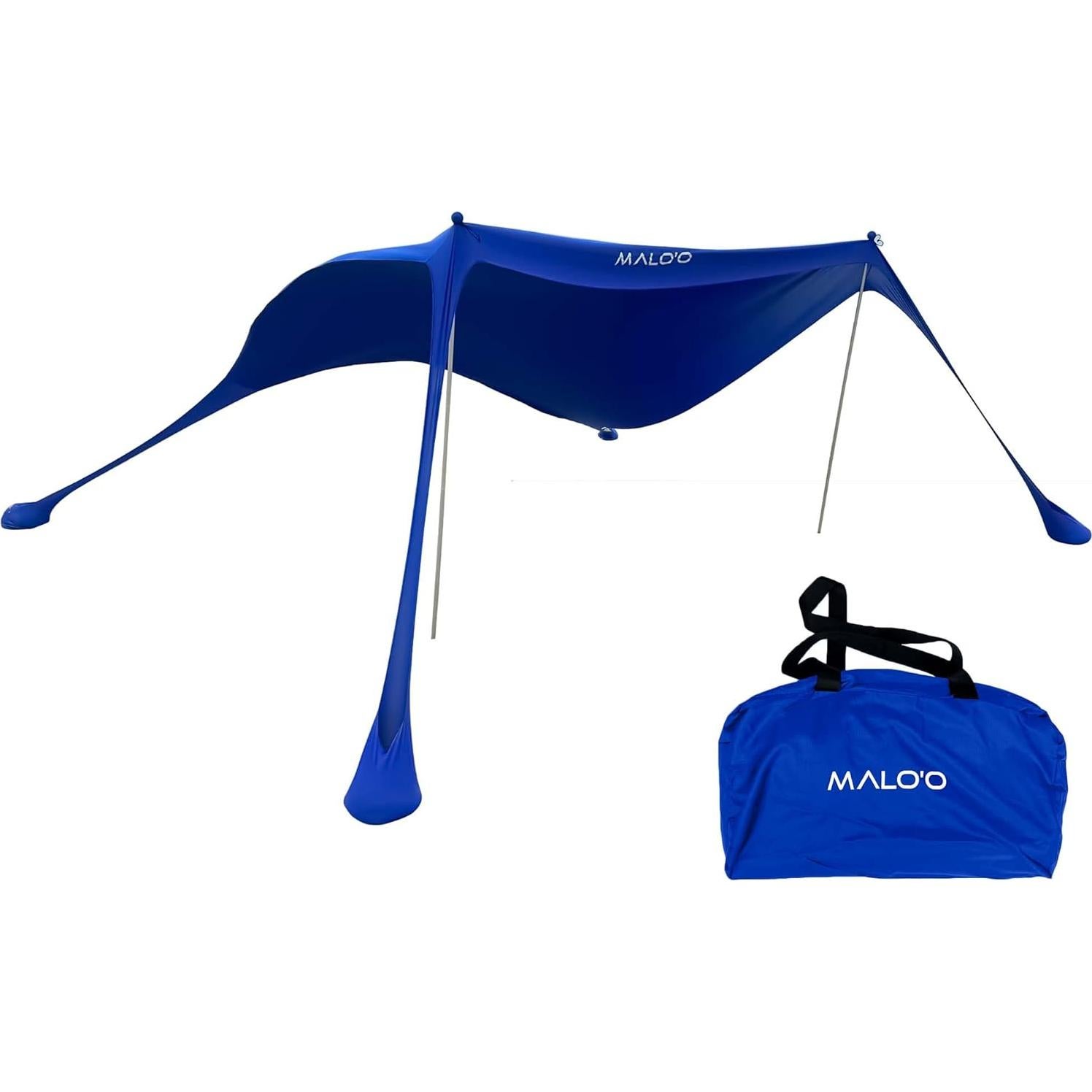 Carpa Canopy Malo'o 10x10 ft Azul para Playa y Vehículos