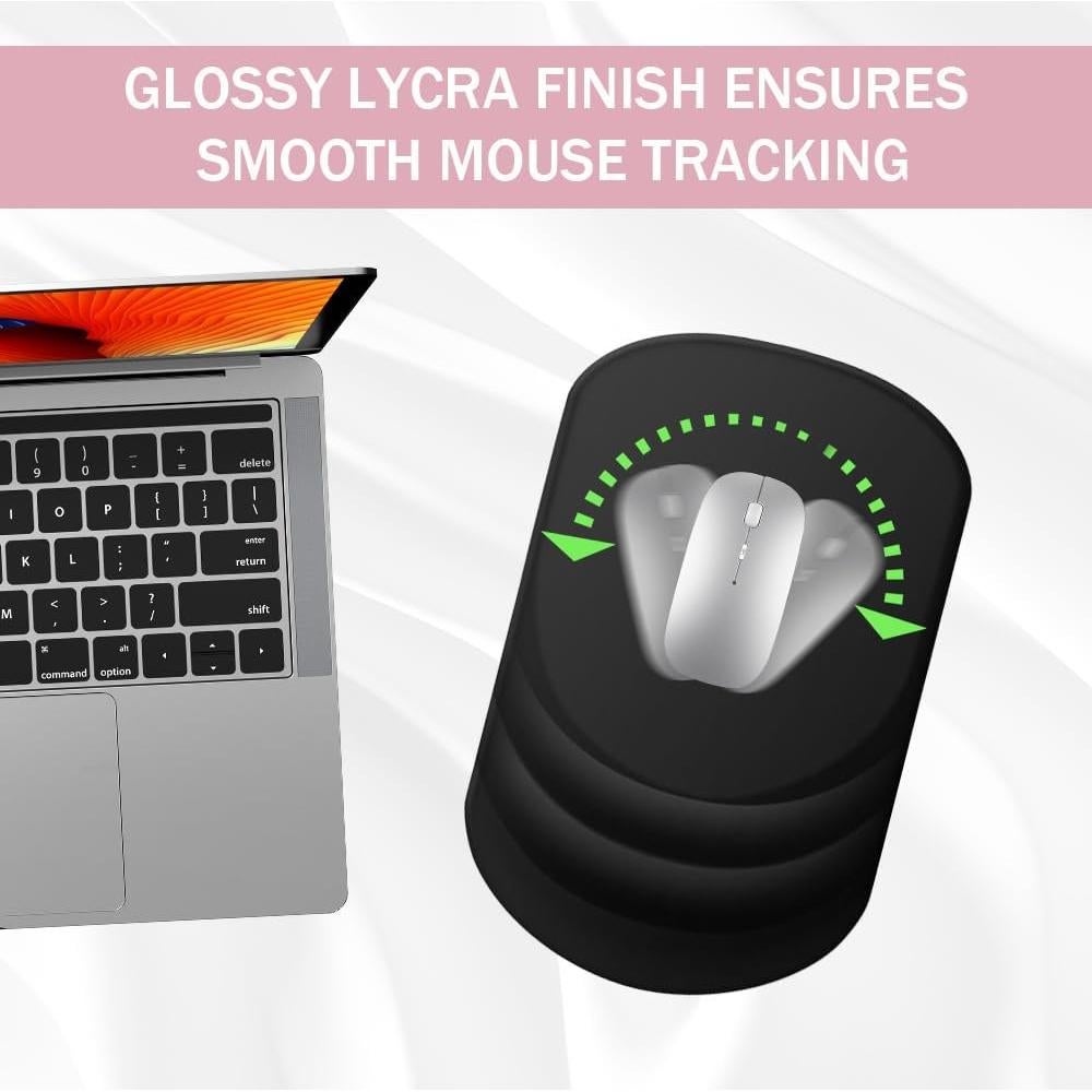 Alfombrilla de Ratón Ergonómica Heakdom con Soporte para Muñeca