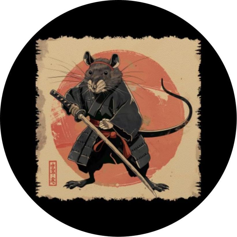 PopGrip Adhesivo PopSockets Arte Japonés Samurai Ukiyo-e