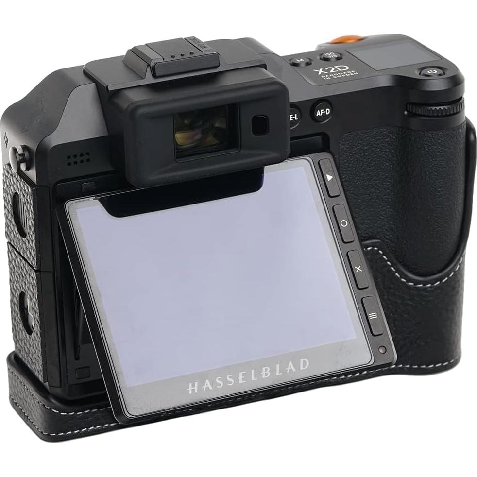 Funda de cámara BolinUS para Hasselblad X2D 100C - Cuero Negro