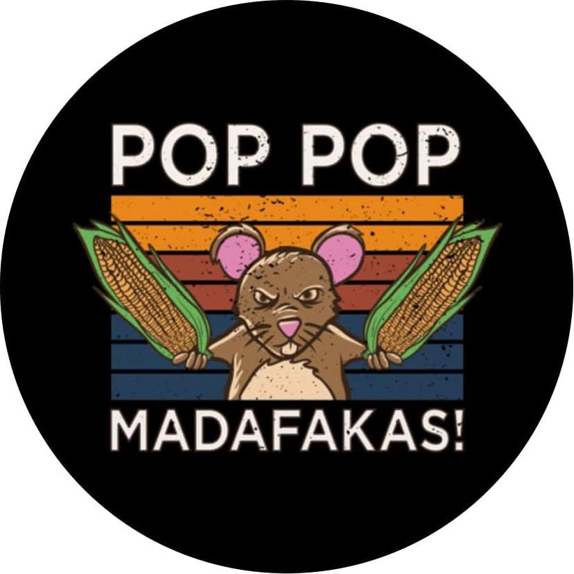PopGrip PopSockets Ratón de Maíz Vintage 10.9x8.6 cm