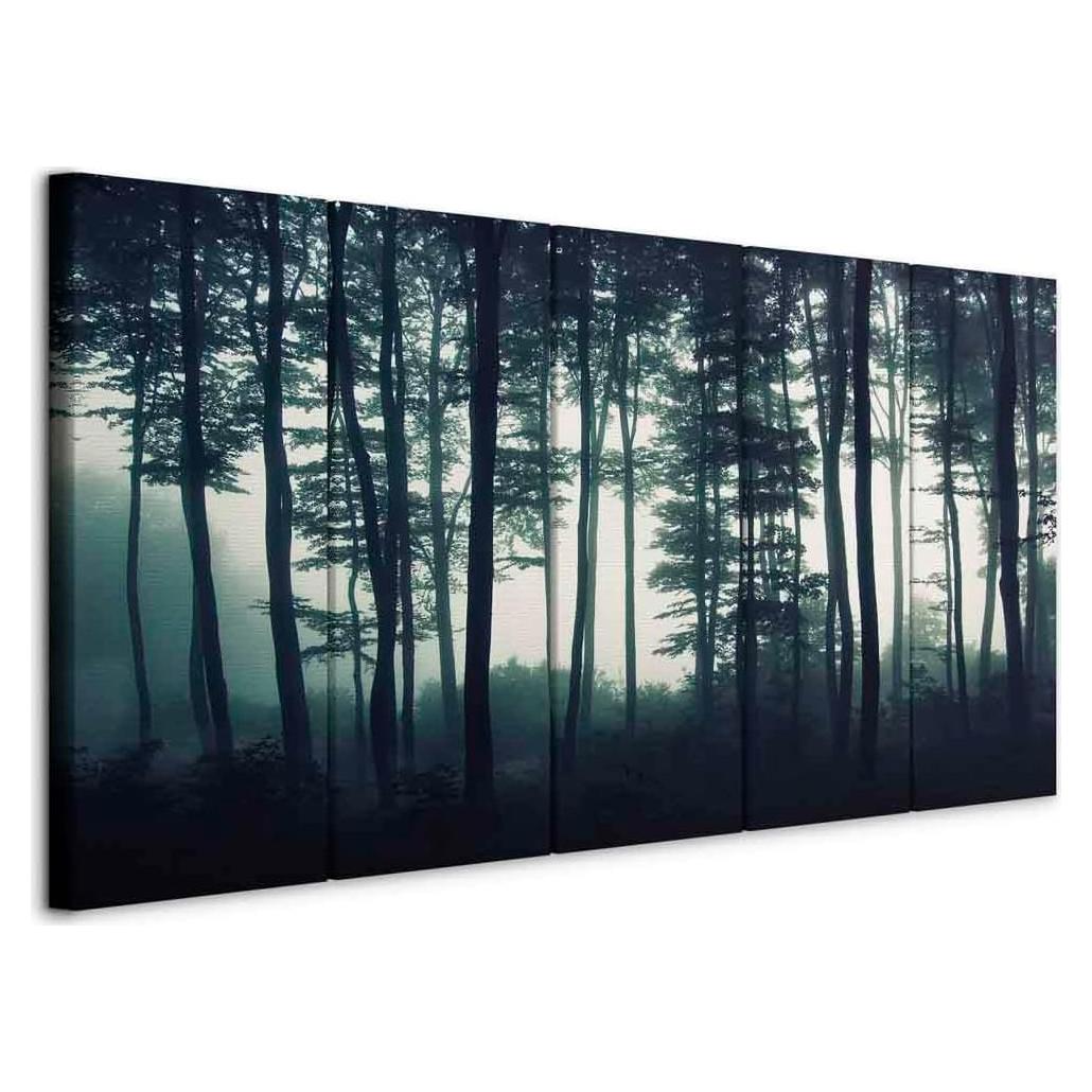 Lienzo Impreso Bosque Artgeist 100x40 cm 5 Piezas Decoración
