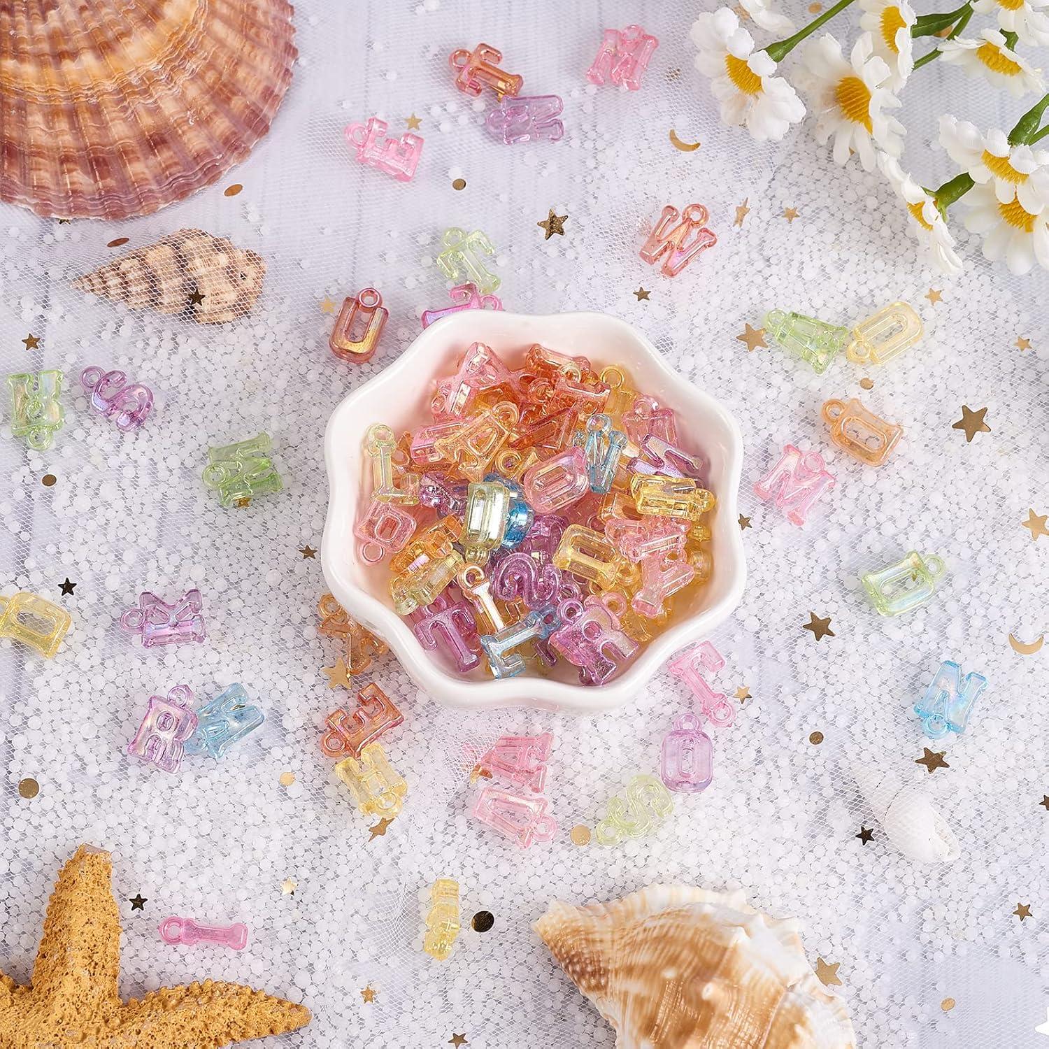 Encantos Acrílicos 1100 Pcs Letras Iniciales UR URLIFEHALL