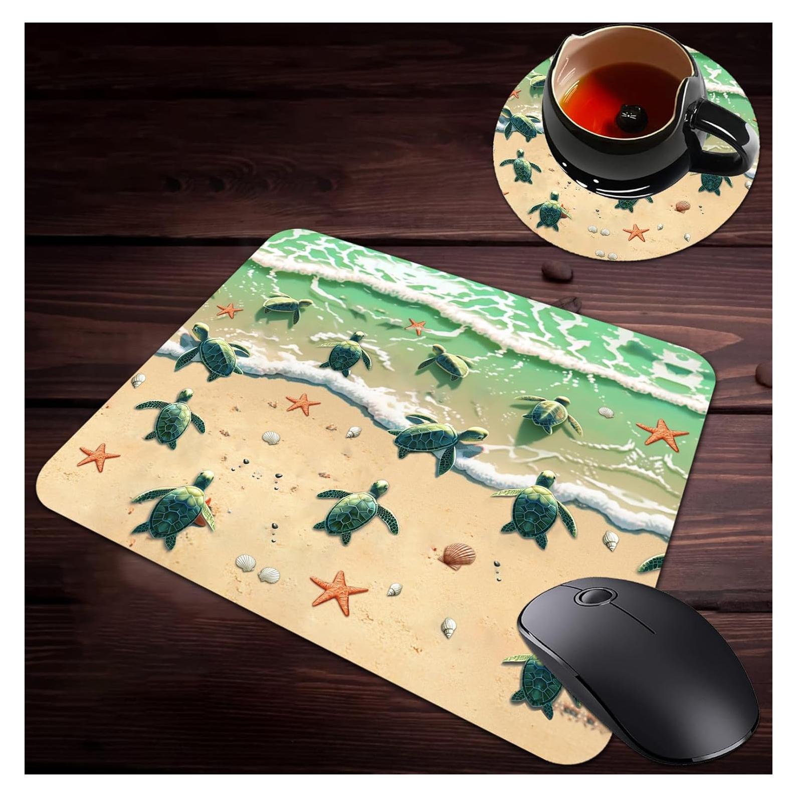 Alfombrilla de Ratón YAKAIER Rectangular Antideslizante 24x20cm