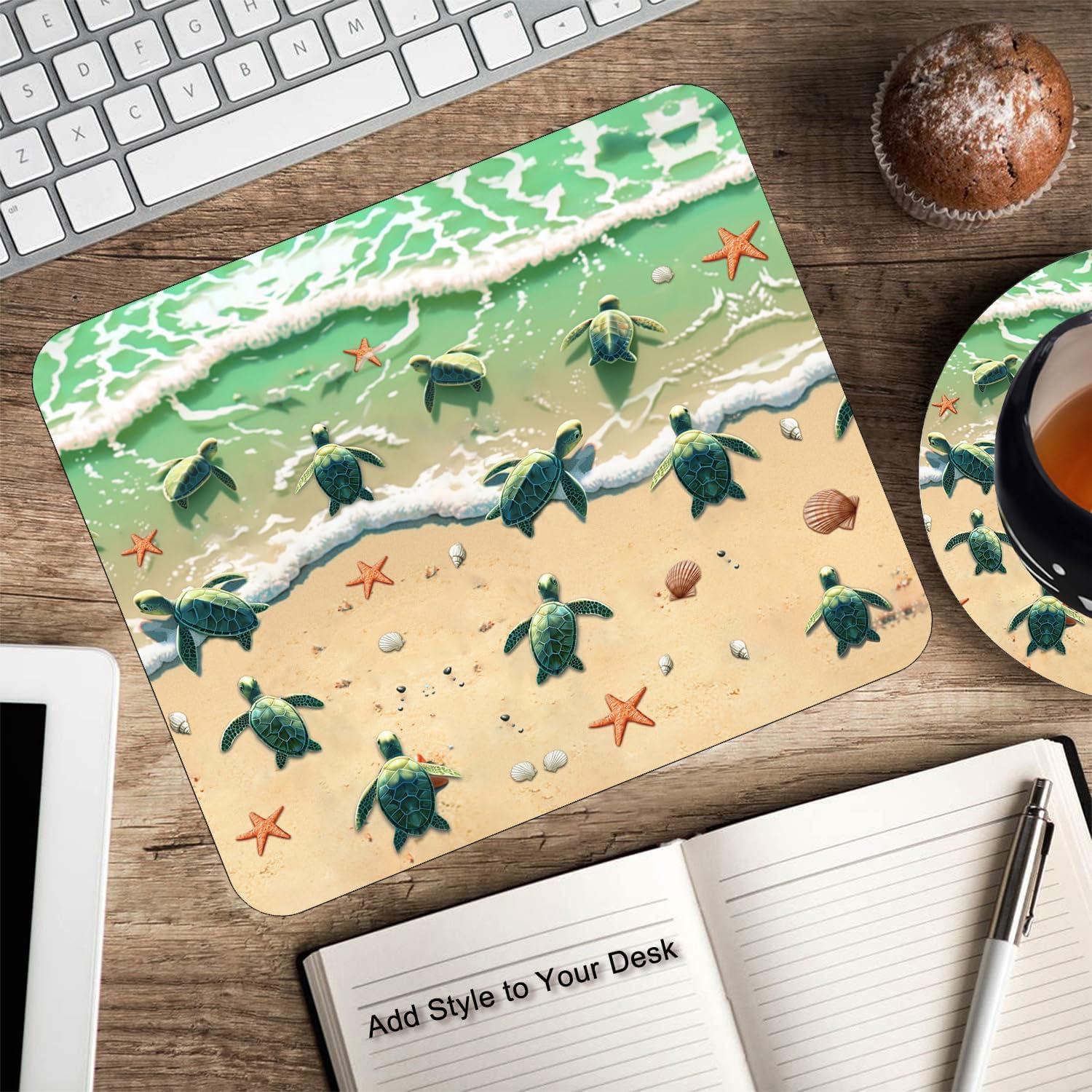 Alfombrilla de Ratón YAKAIER Rectangular Antideslizante 24x20cm