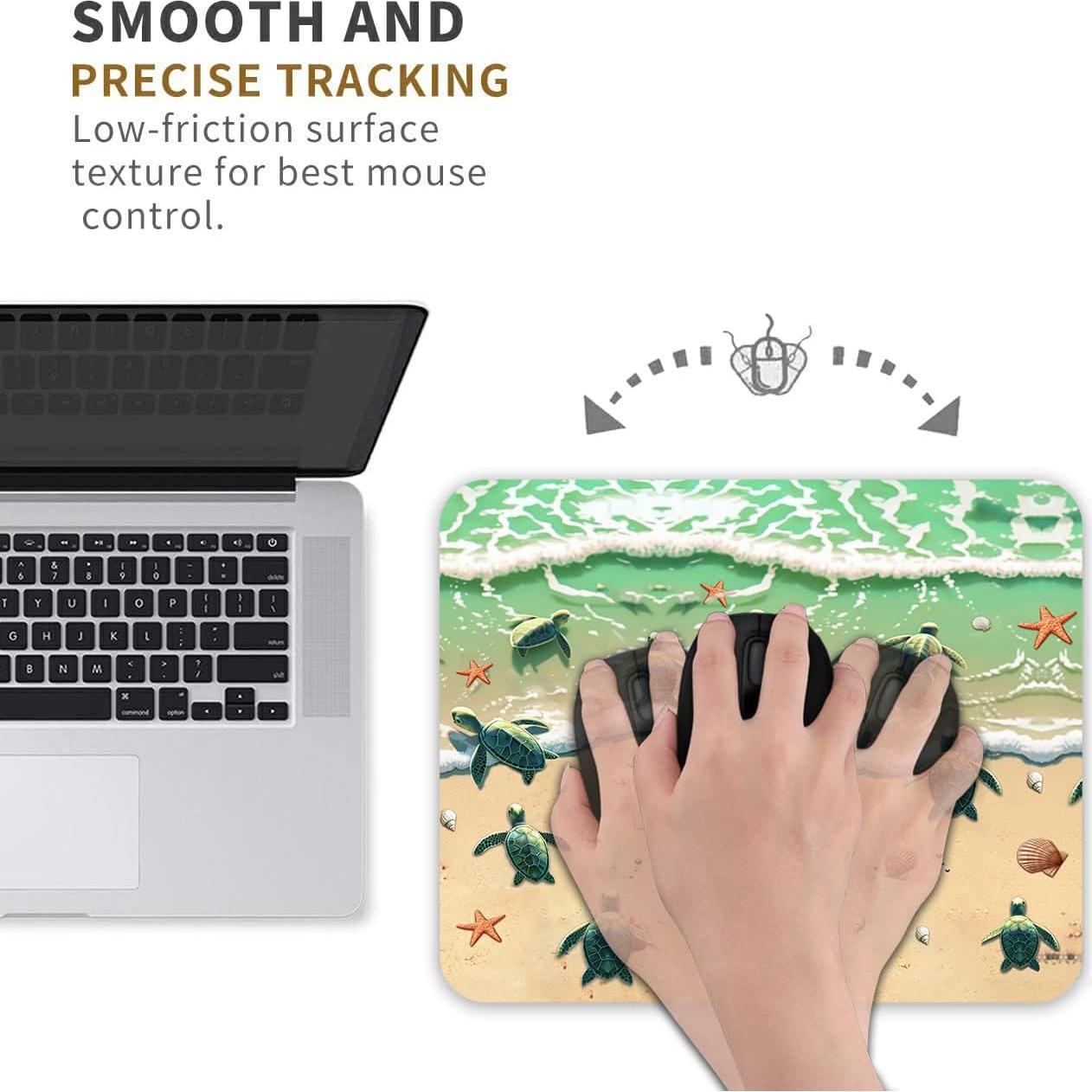 Alfombrilla de Ratón YAKAIER Rectangular Antideslizante 24x20cm