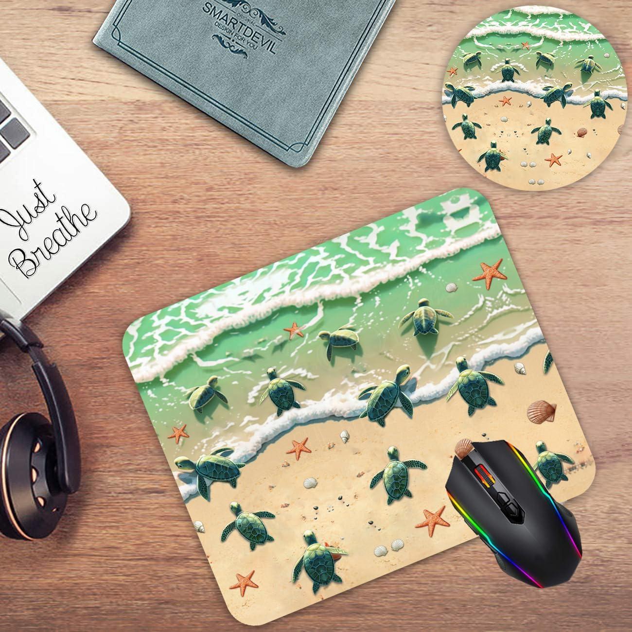 Alfombrilla de Ratón YAKAIER Rectangular Antideslizante 24x20cm