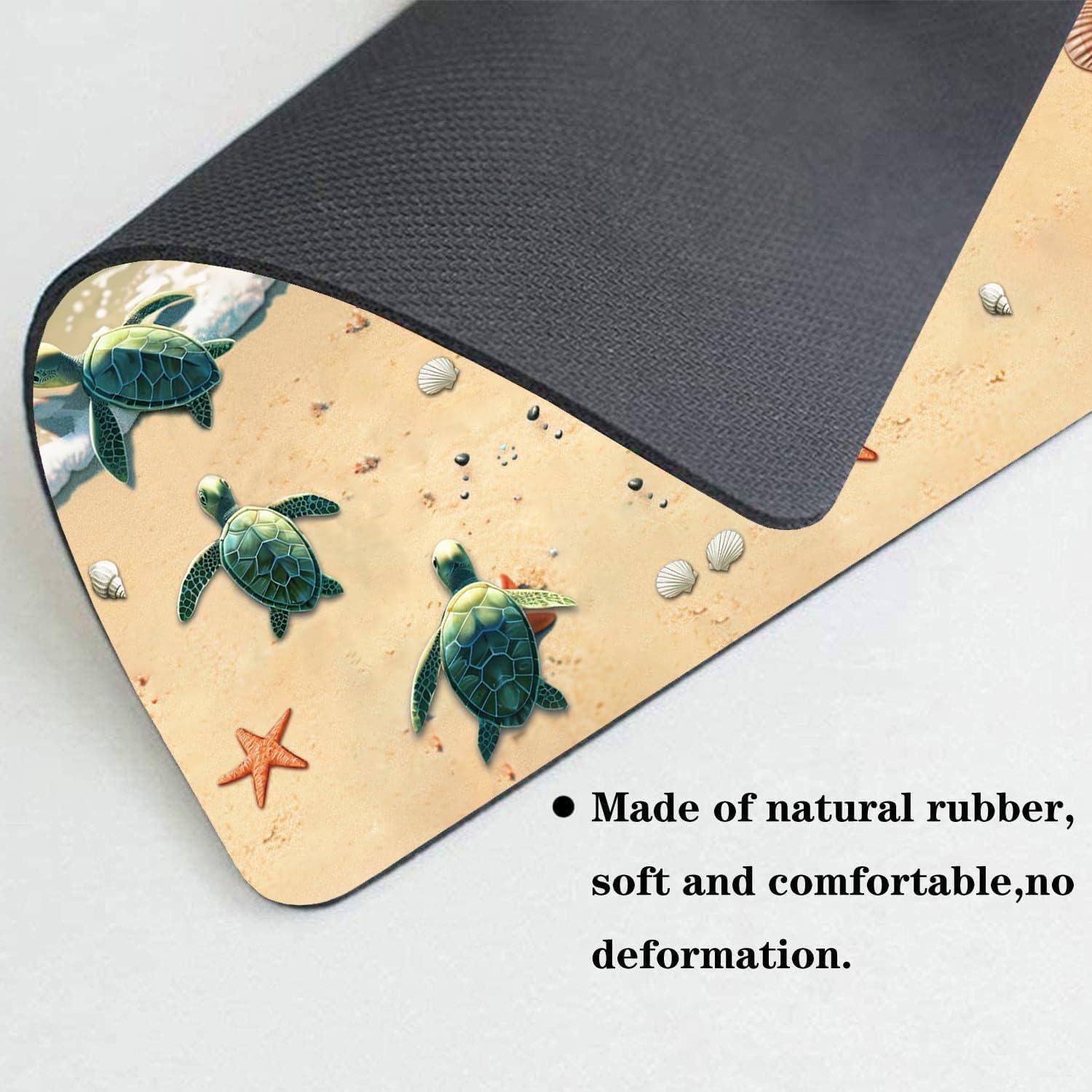 Alfombrilla de Ratón YAKAIER Rectangular Antideslizante 24x20cm