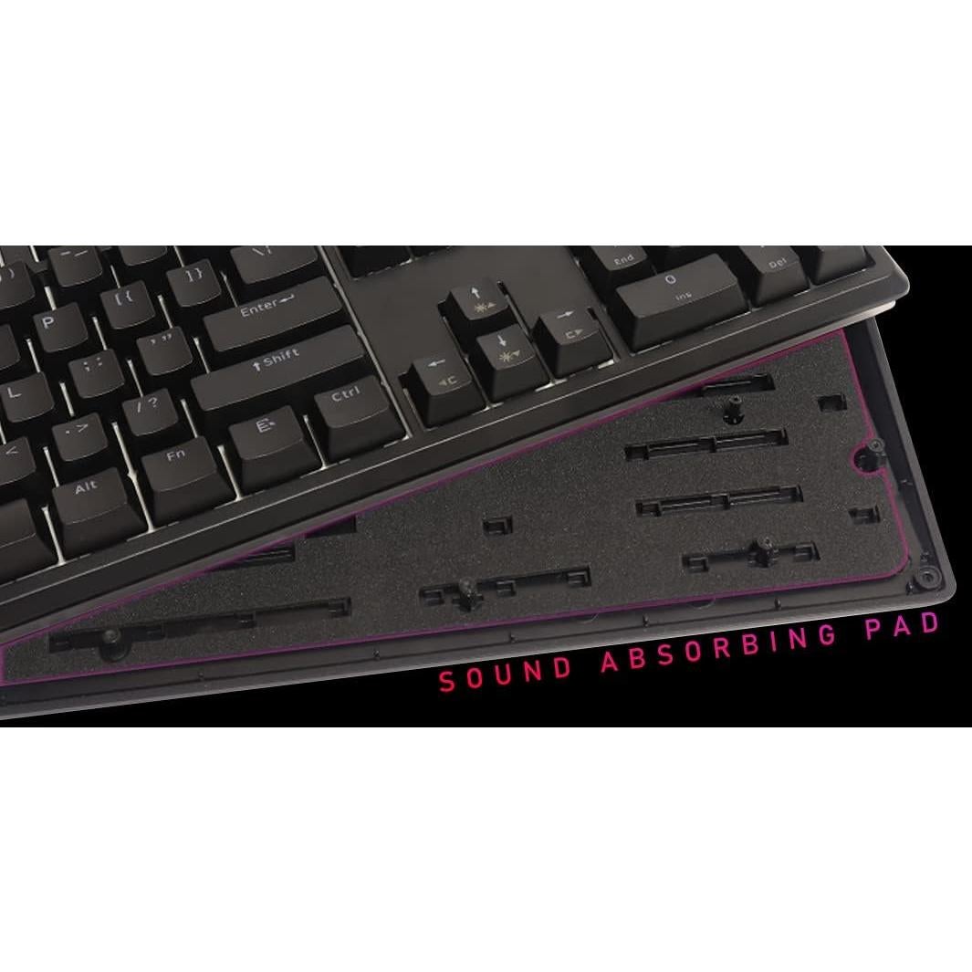 Teclado Mecánico RGB i-rocks K71M 107 Teclas PBT Negro