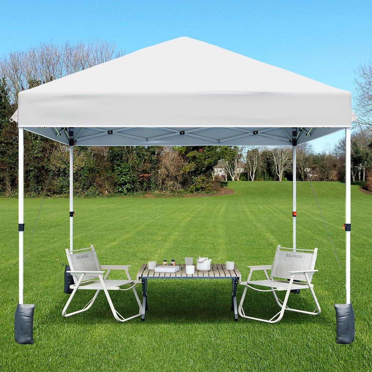 Carpa Plegable Hipicute 2.44x2.44m Blanca UV 50+