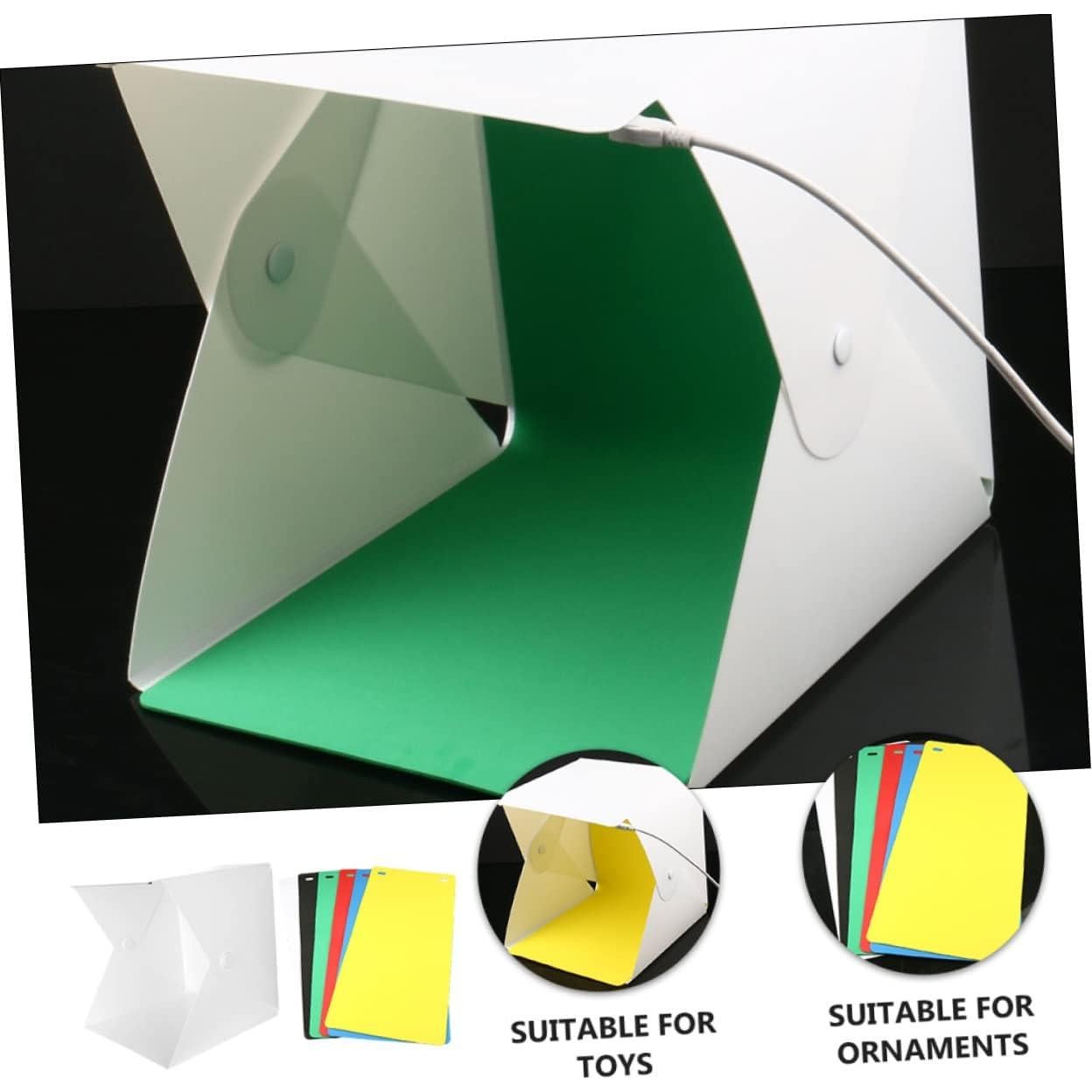 Caja de Luz LED Mini Fotografía Portátil DOITOOL 30x30cm