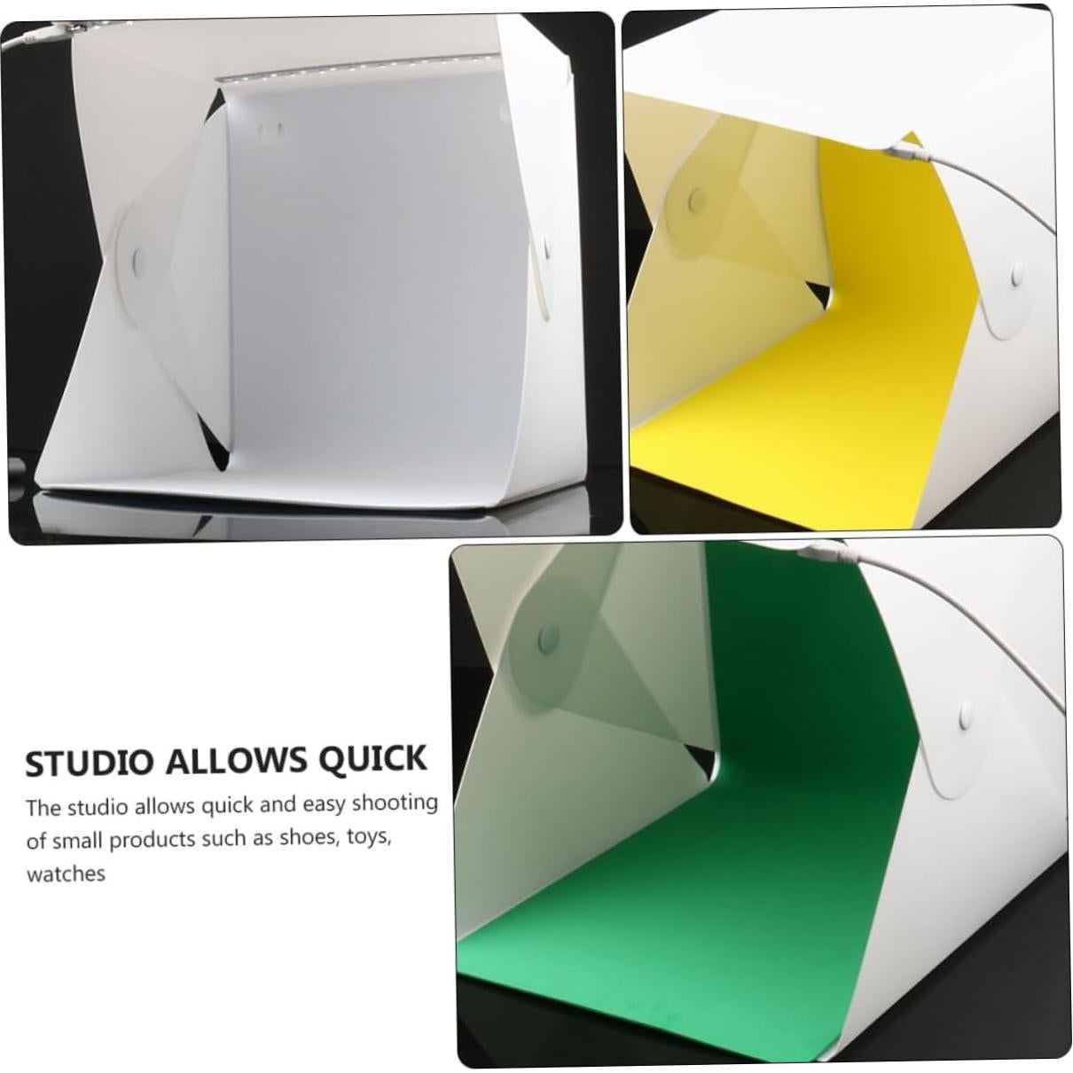 Caja de Luz LED Mini Fotografía Portátil DOITOOL 30x30cm