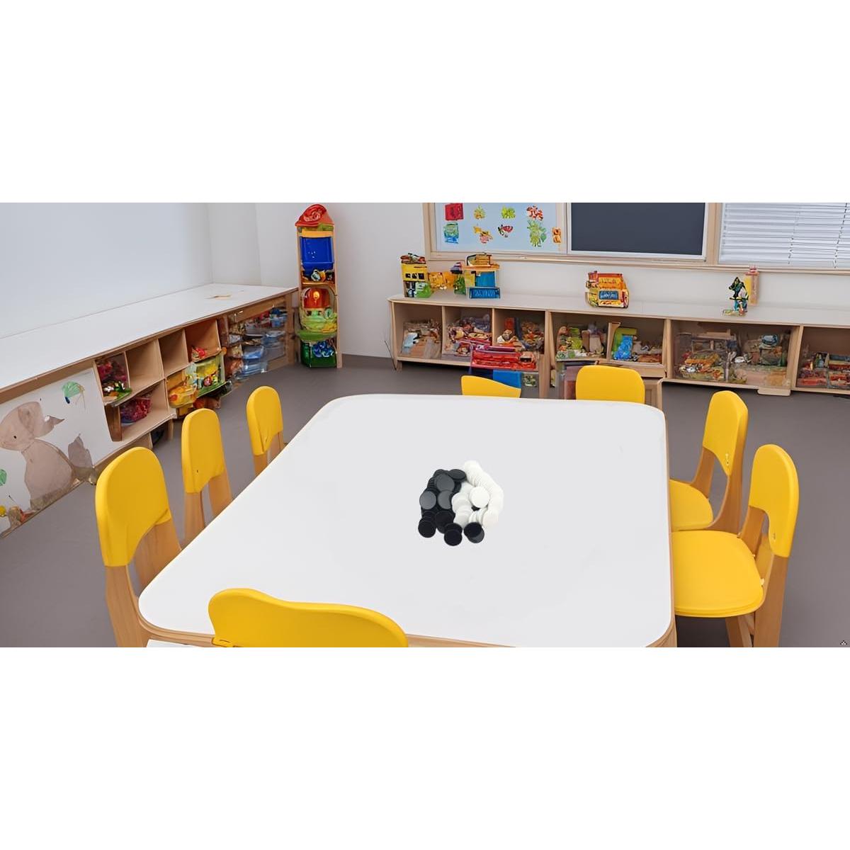 Set de 100 Fichas de Plástico SmartDealsPro 25mm con Caja