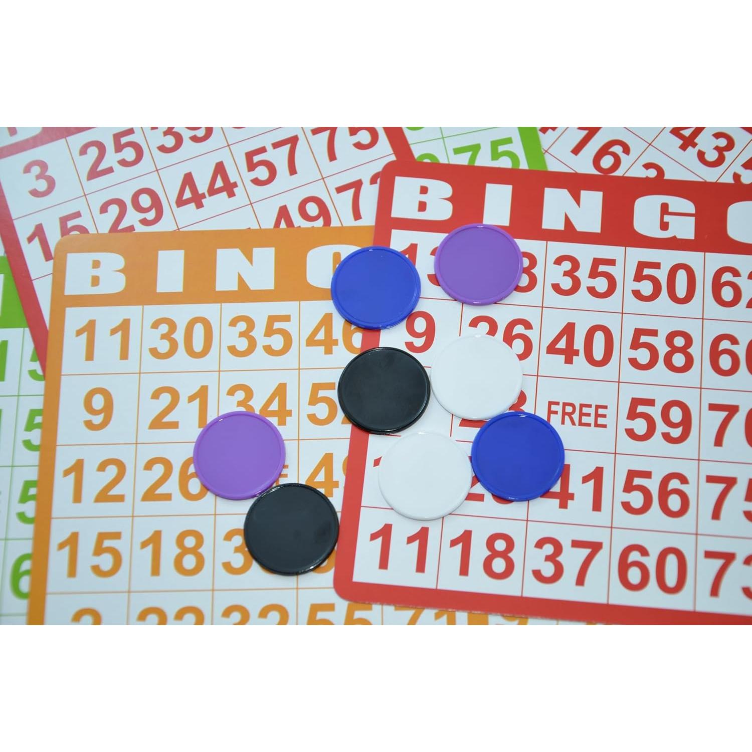 Set de 100 Fichas de Plástico SmartDealsPro 25mm 4 Colores