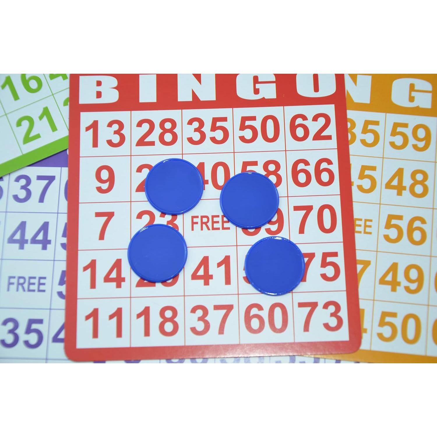 Set de 100 Fichas Plásticas 25mm SmartDealsPro Azul